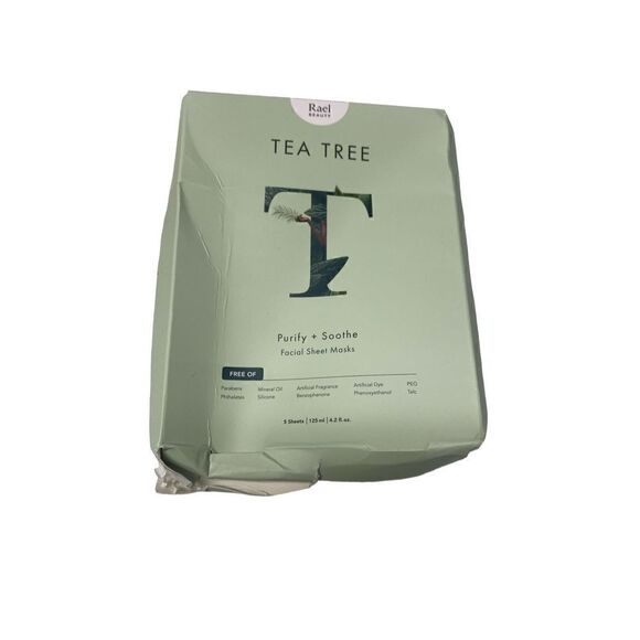 Rael Tea Tree Purify & Soothe Facial Sheet Masks 5ct - Picture 1 of 1